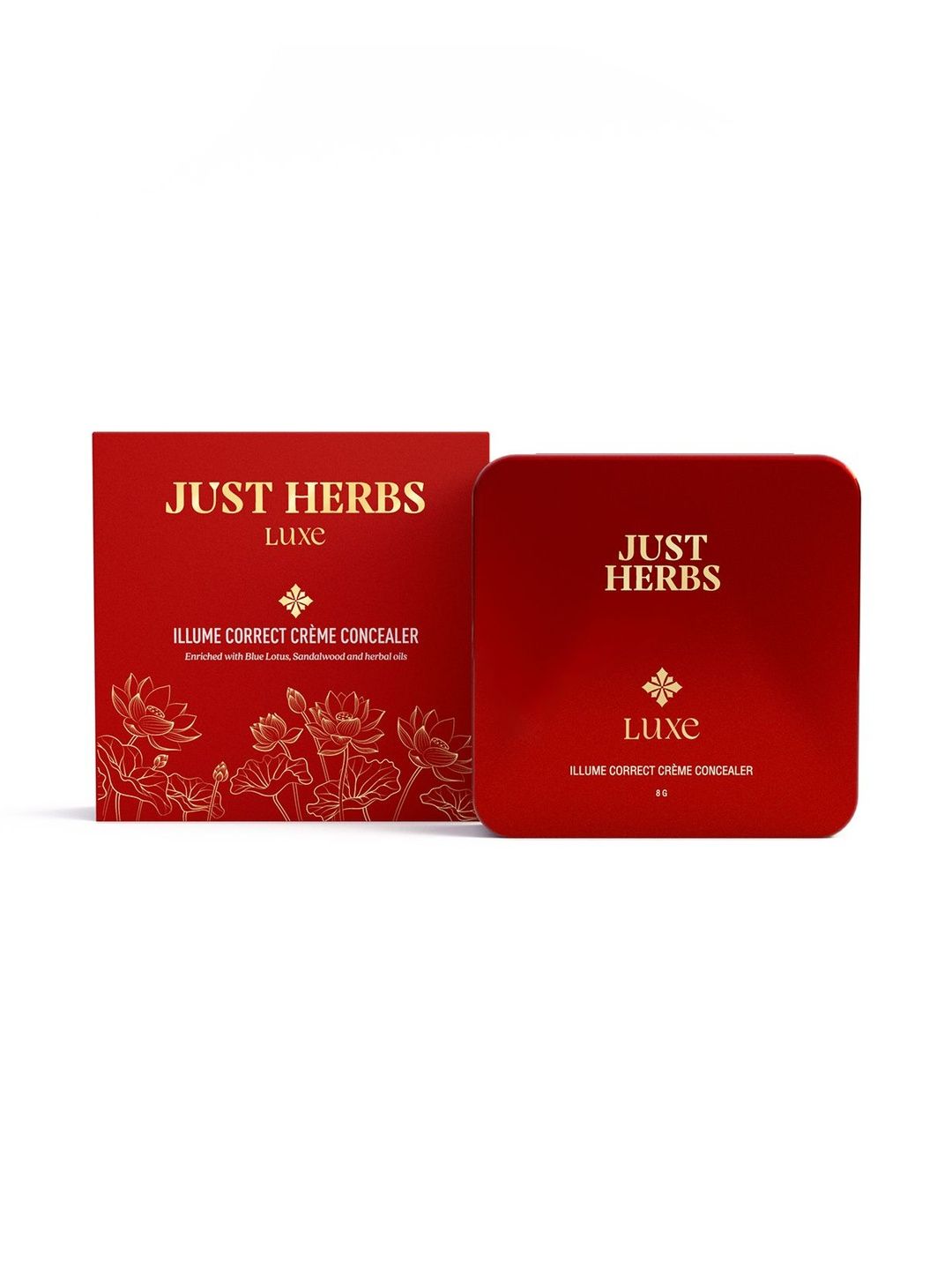 Just Herbs Luxe Illume Correct Creme Concealer - 8 g - Toffee-150-picture-37