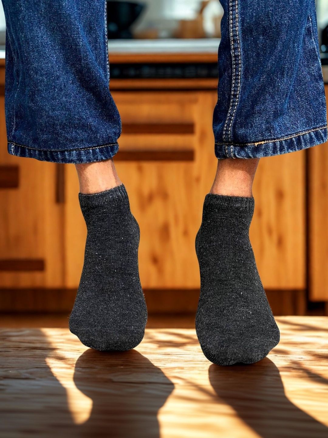MJE Men Cotton Blend Assorted Ankle Length Socks-picture-26