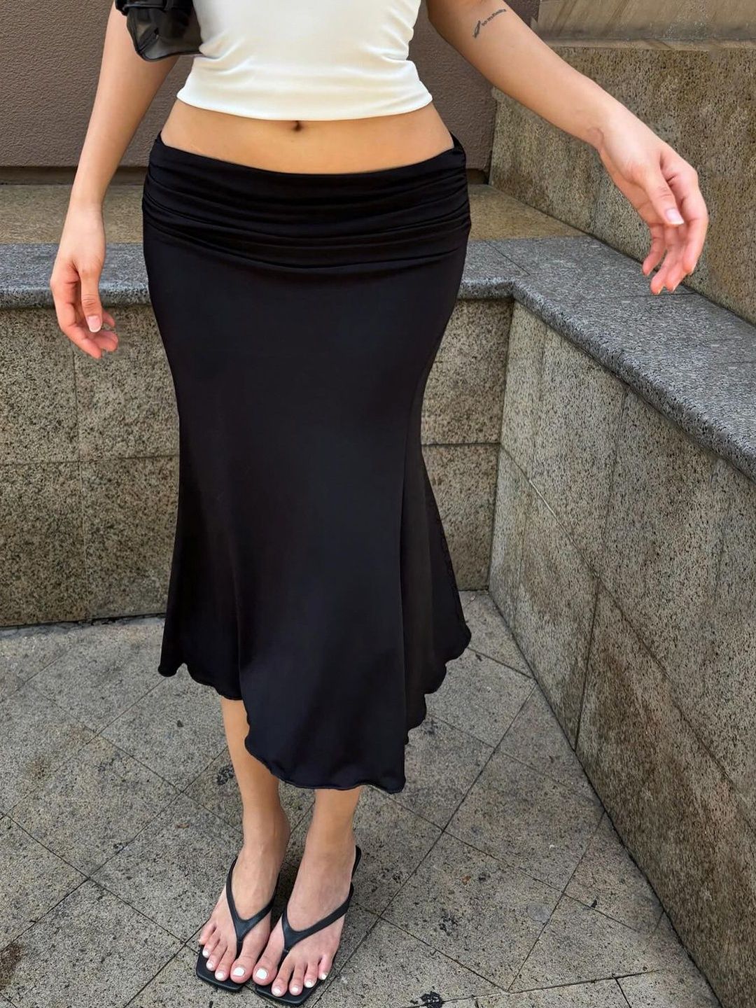StyleCast x Revolte Midi Skirt-picture-11