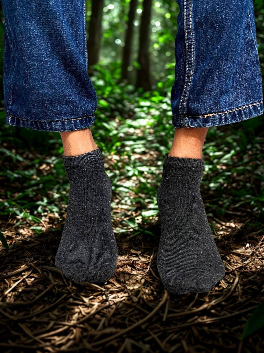 MJE Men Cotton Blend Assorted Ankle Length Socks-picture-43