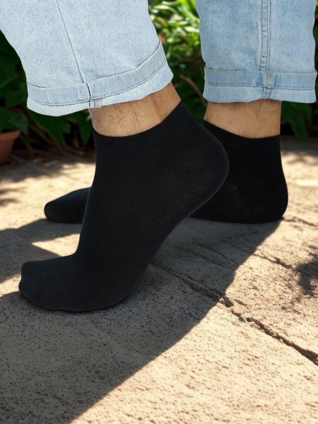 MJE Men Cotton Blend Ankle Length Socks-image-39