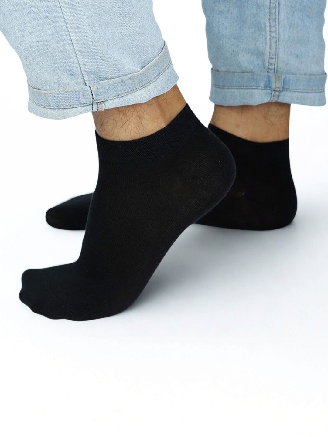 MJE Men Cotton Blend Ankle Length Socks-picture-30