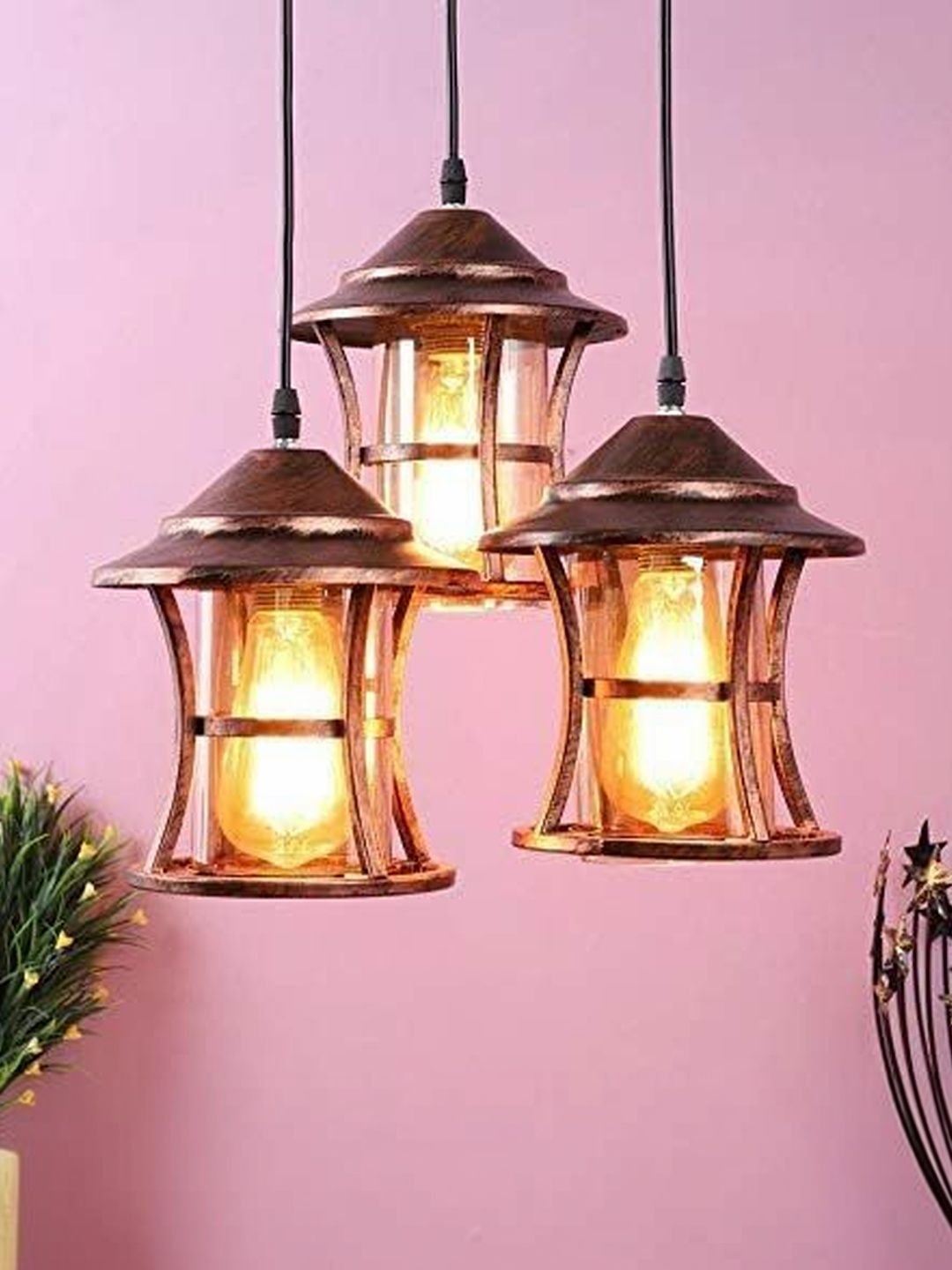 SWIATLO Coffee Brown & Copper-Toned Ceiling Lamp-picture-51