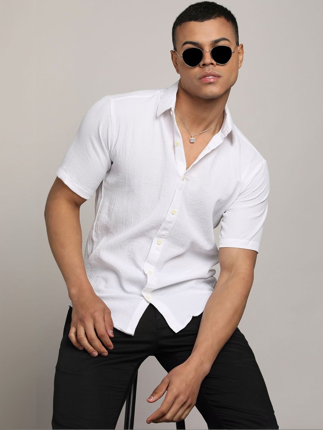 SZN Men Slim Fit Casual Shirt-picture-30