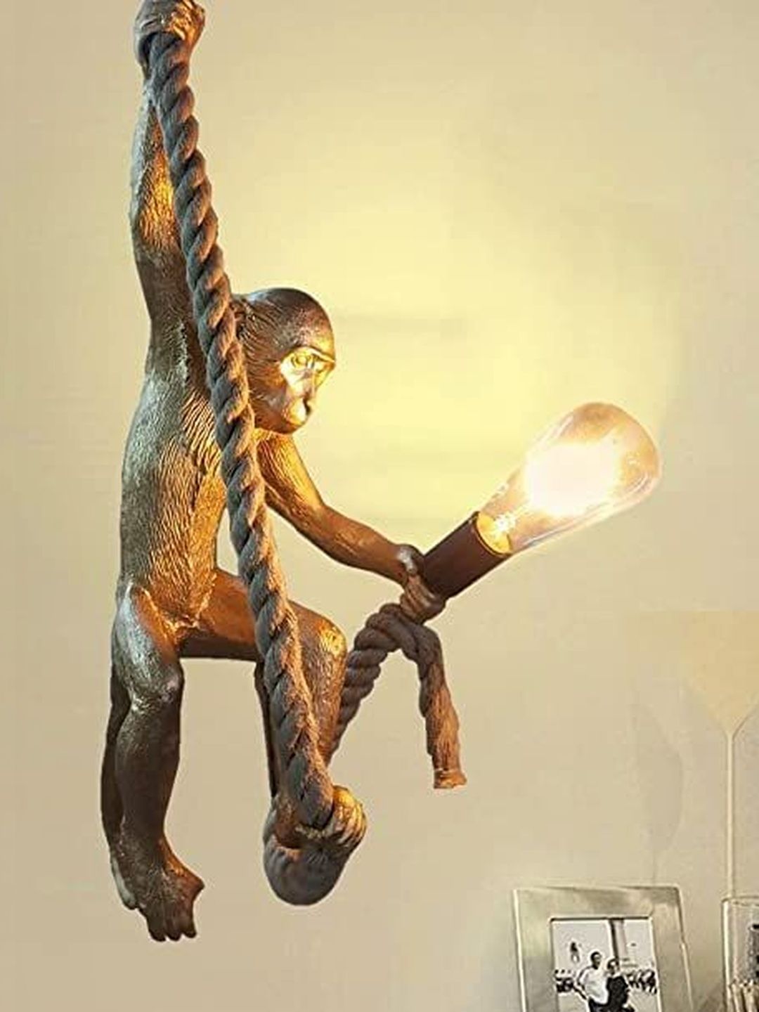 SWIATLO Gold-Toned & Gold-Toned Quirky Ceiling Lamp-picture-57