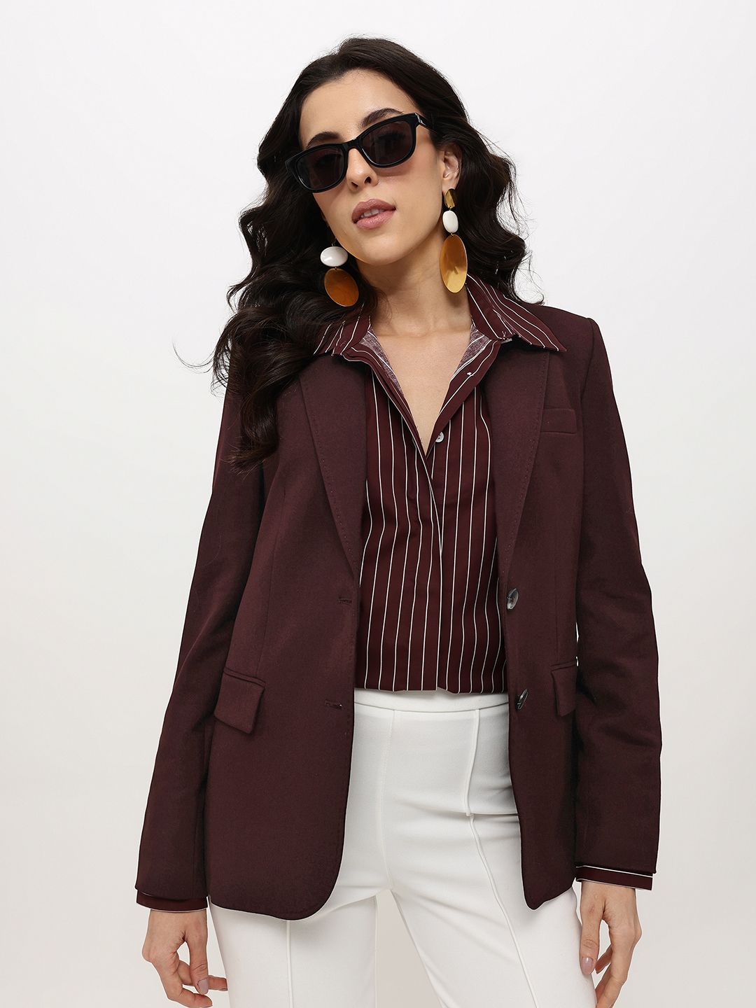 MANGO Notched Lapel Single Breasted Blazer-picture-33