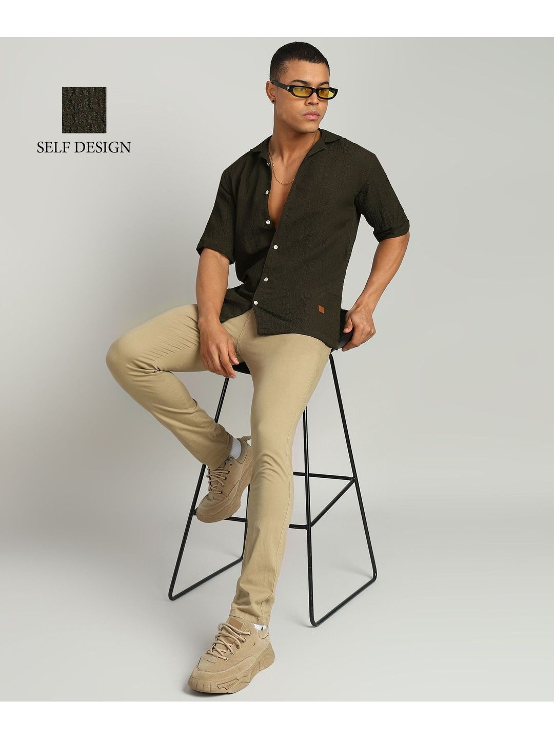 SZN Men Slim Fit Casual Shirt-picture-31