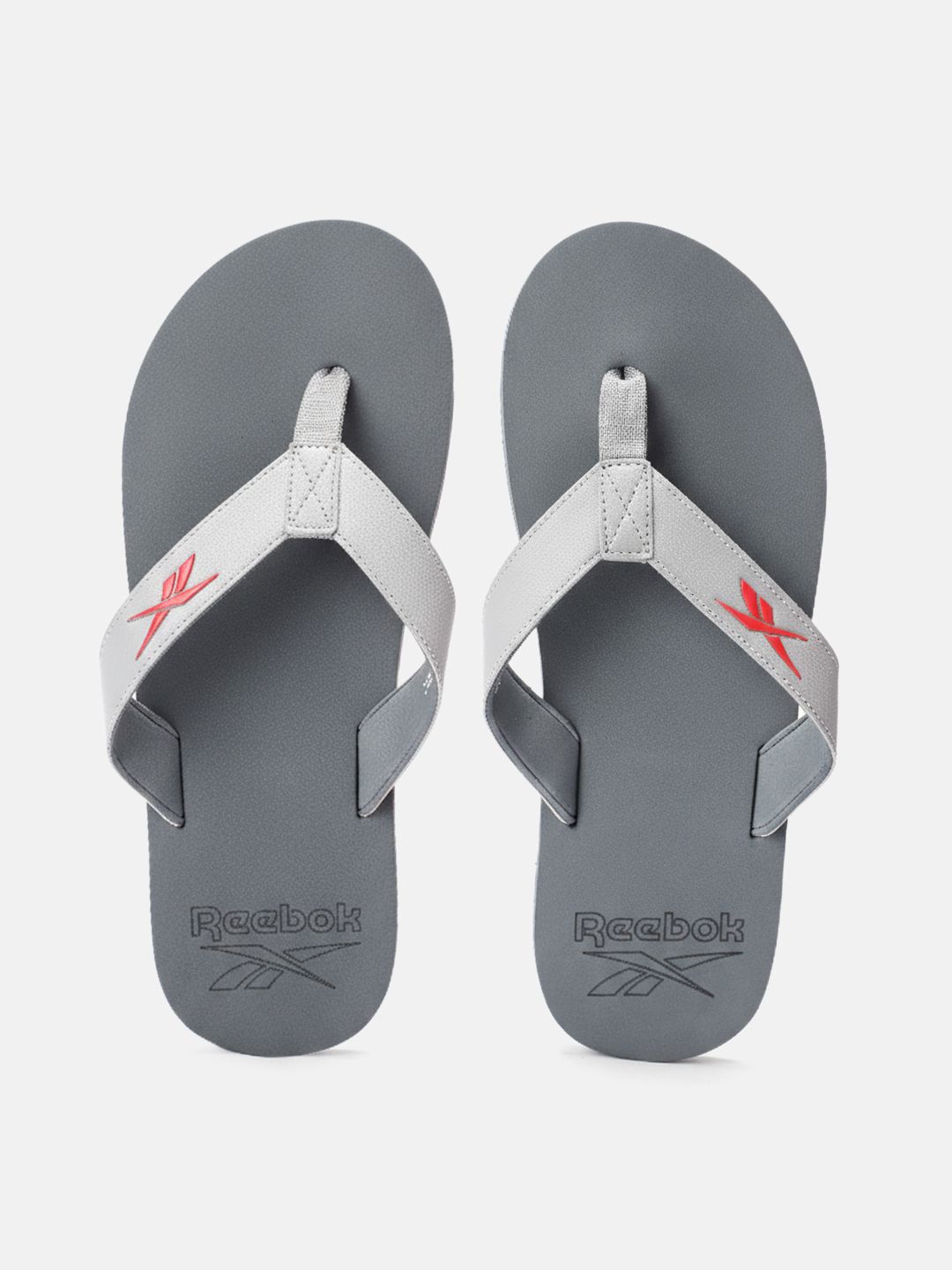 Reebok Men Brand Logo Printed Thong Flip-Flops-picture-57