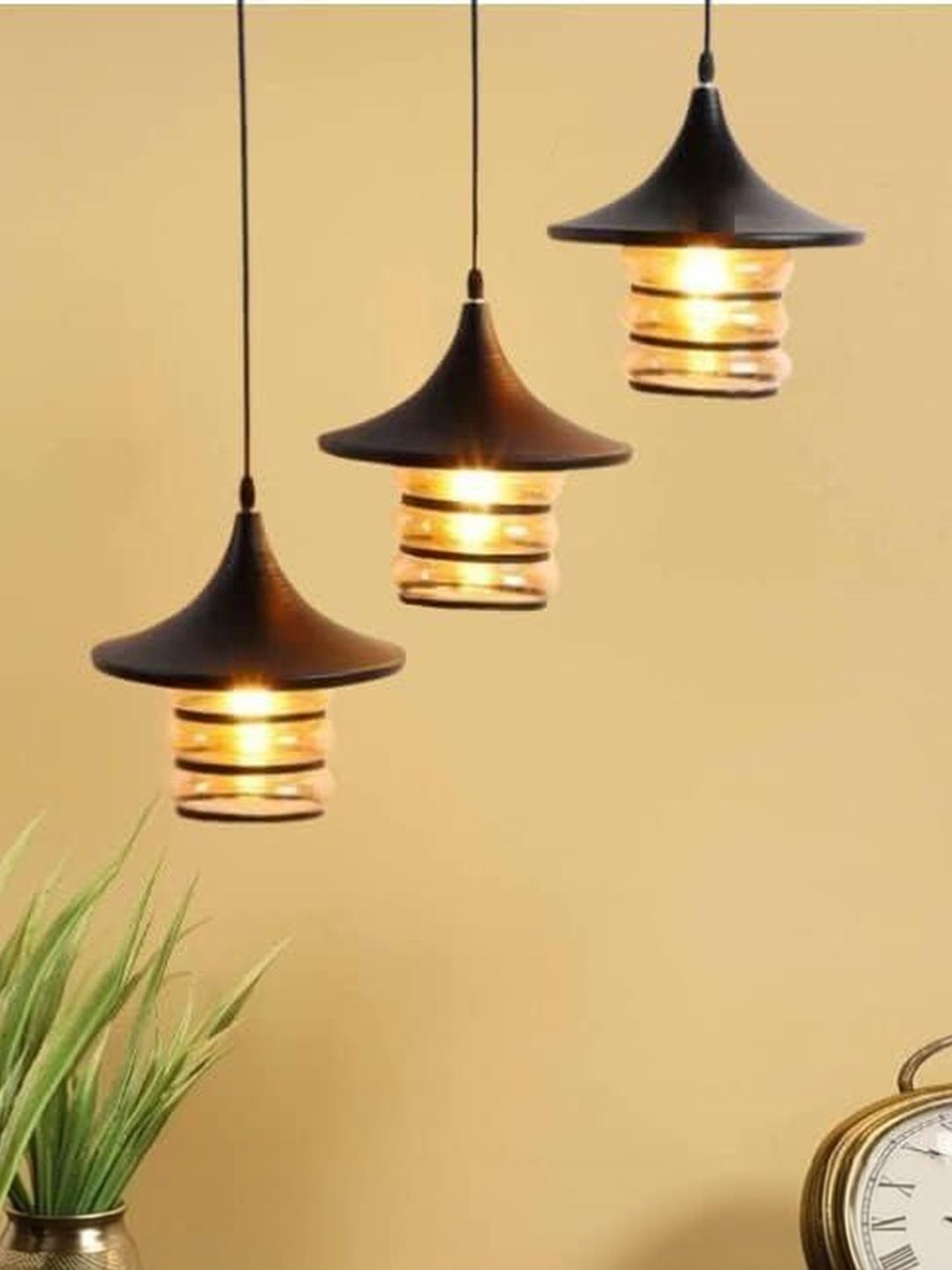 SWIATLO Black & Black Aluminium Ceiling Lamp-picture-11