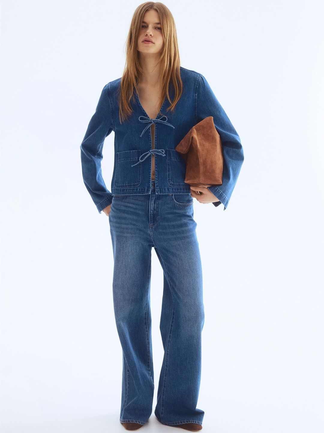 H&M Tie-Front Denim Jacket-picture-37