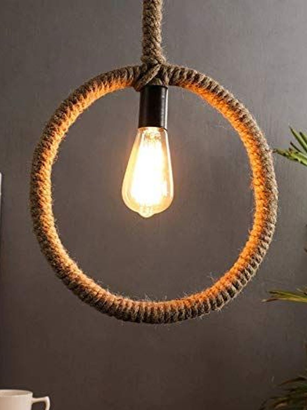 SWIATLO Beige & Brown Textured Ceiling Lamp-image-46