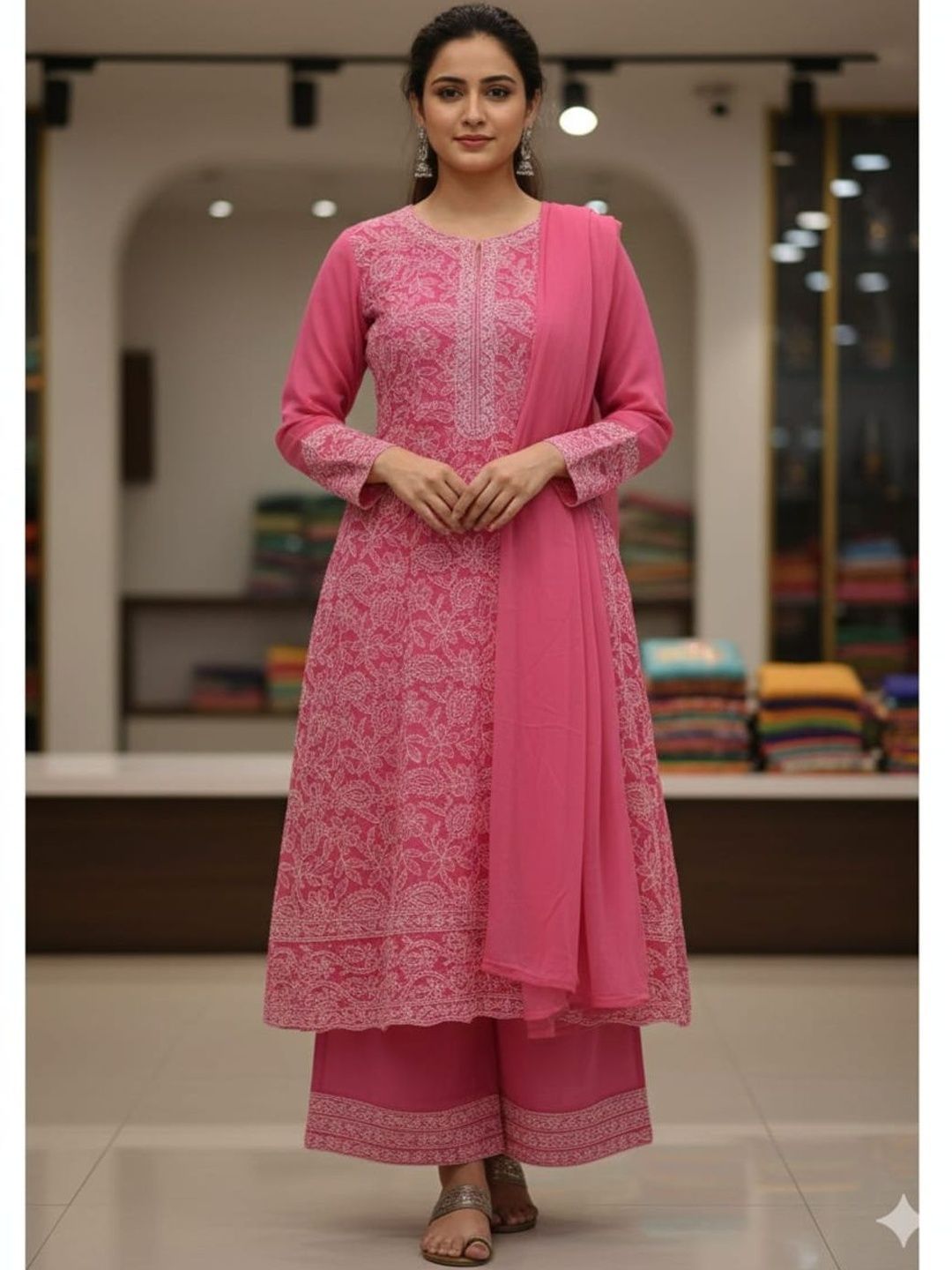 Silakaari Embroidered Unstitched Dress Material-picture-53