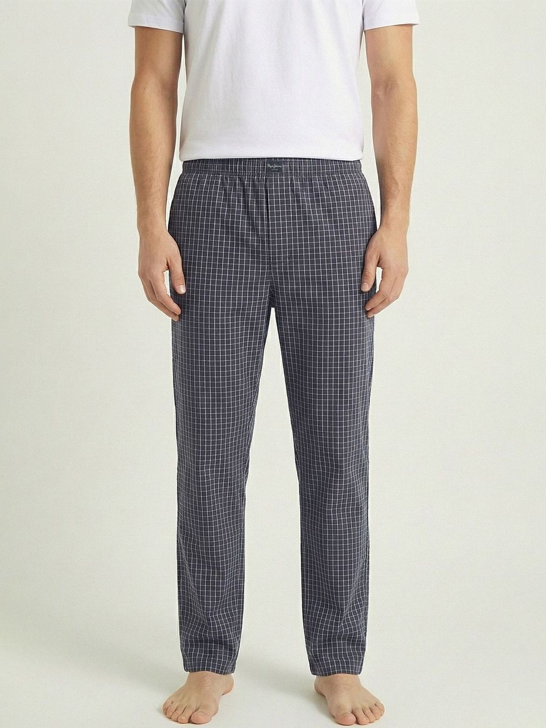 Pepe Jeans Checked Cotton Lounge Pants-picture-35