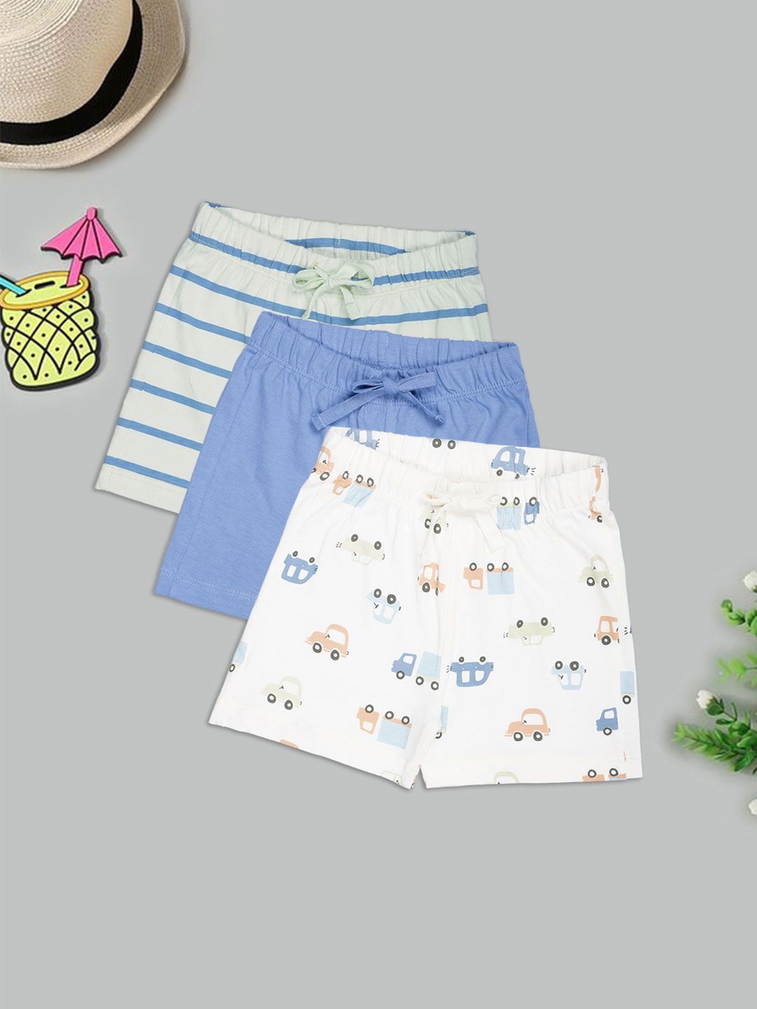 Pantaloons Baby Boys Conversational Printed Shorts