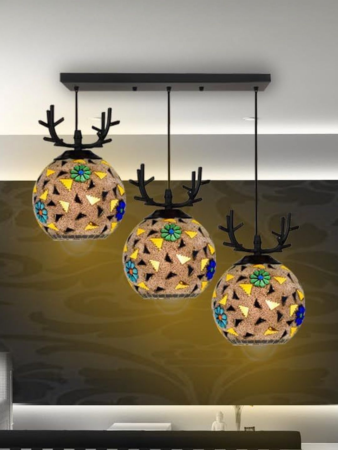 SWIATLO Multicoloured & Multicoloured Textured Ceiling Lamp-image-48