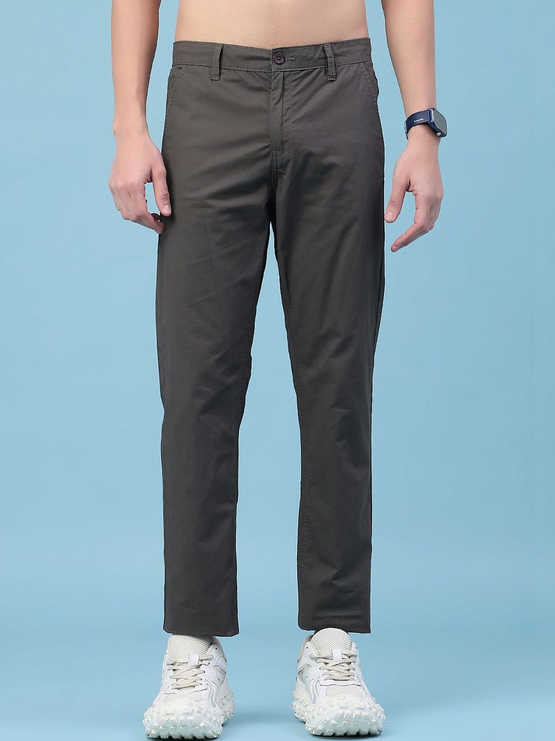 V-Mart Men Slim Fit Chinos Trousers-picture-15