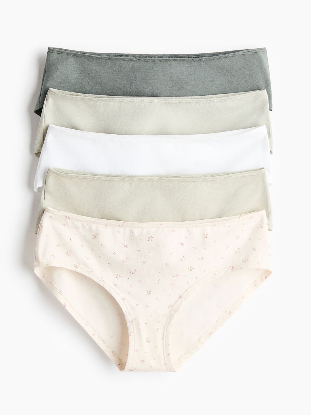 H&M 5-Pack Cotton Hipster Briefs