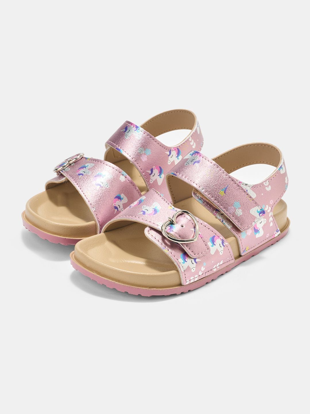 Pantaloons Junior Girls PU Comfort Sandals