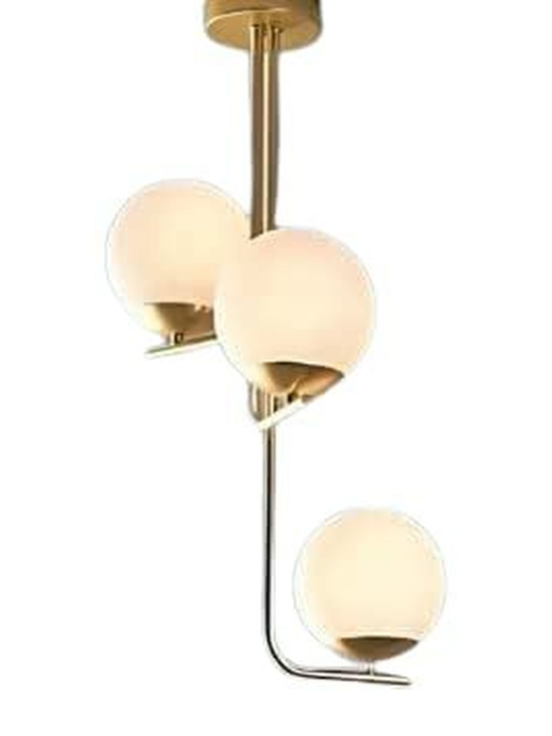 SWIATLO Gold-Toned & Gold-Toned Contemporary Ceiling Lamp-image-43