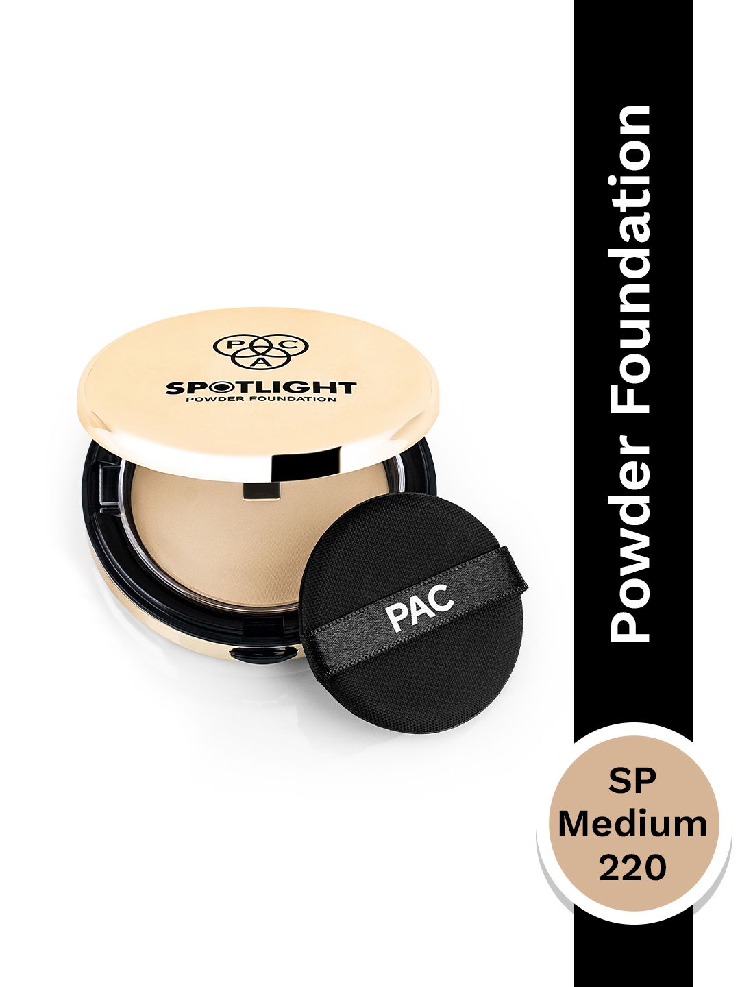 PAC Spotlight Oil-Control Powder Foundation 9g - SP Medium 220-image-5