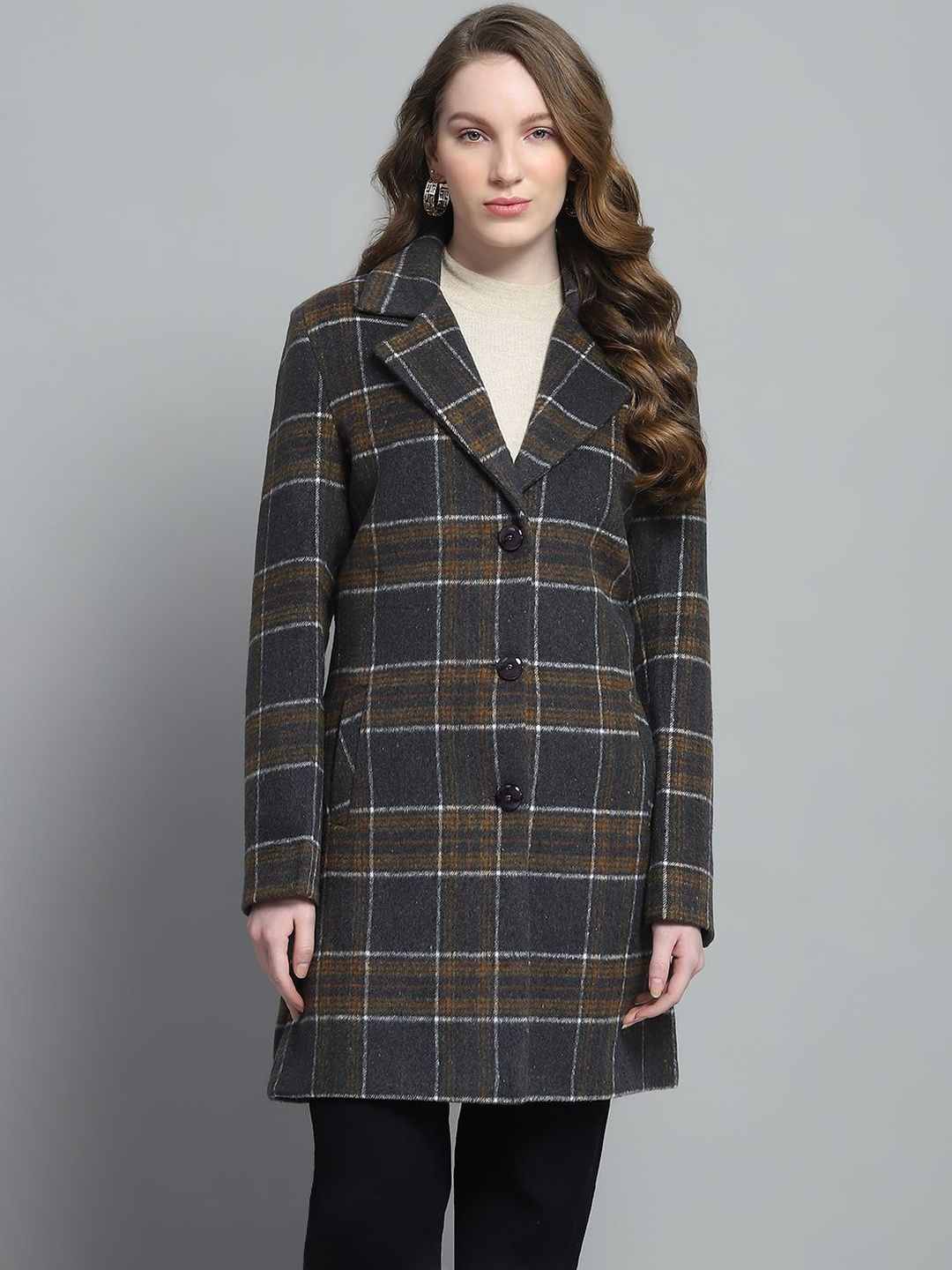Monte Carlo Checked Single Breasted Blazer-picture-25
