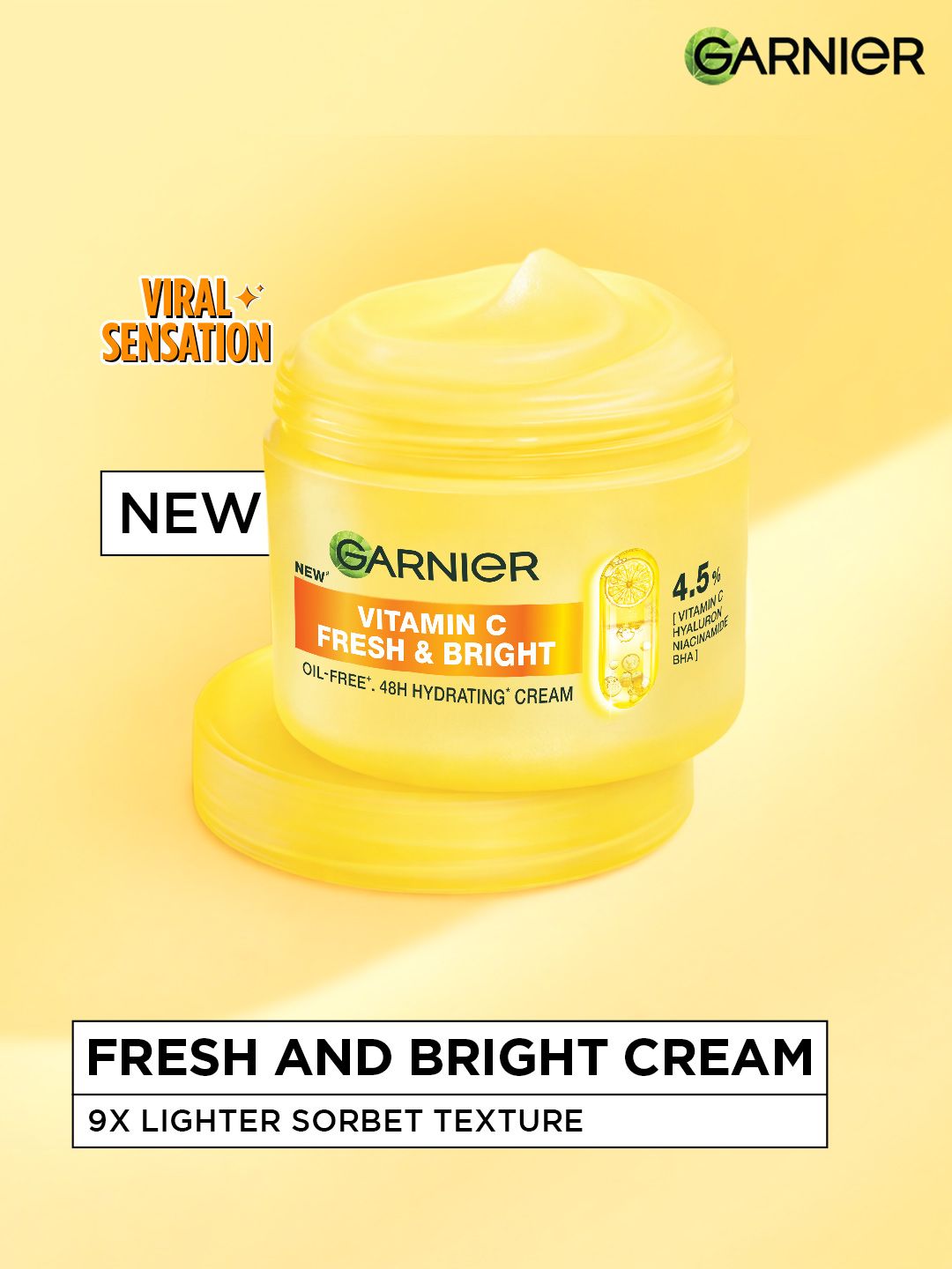 Garnier Fresh & Bright Vitamin C Sorbet Moisturizer Cream for Hydrated & Bright Skin 45ml-picture-13