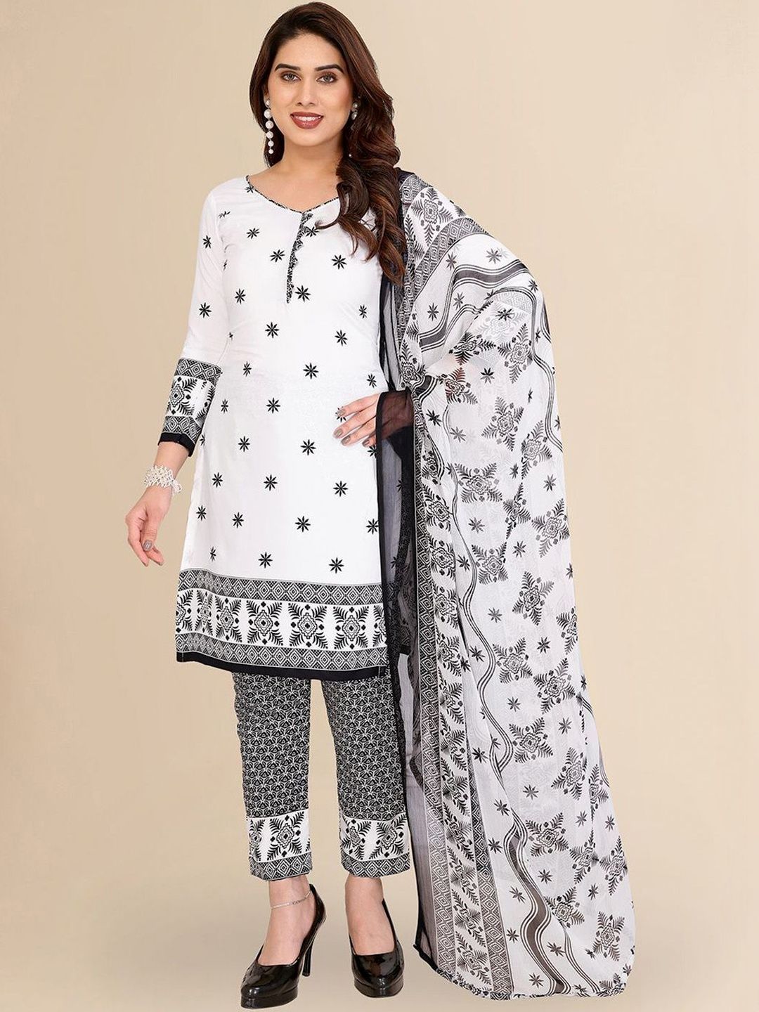 Moda Rapido Printed Pure Cotton Unstitched Dress Material-image-39