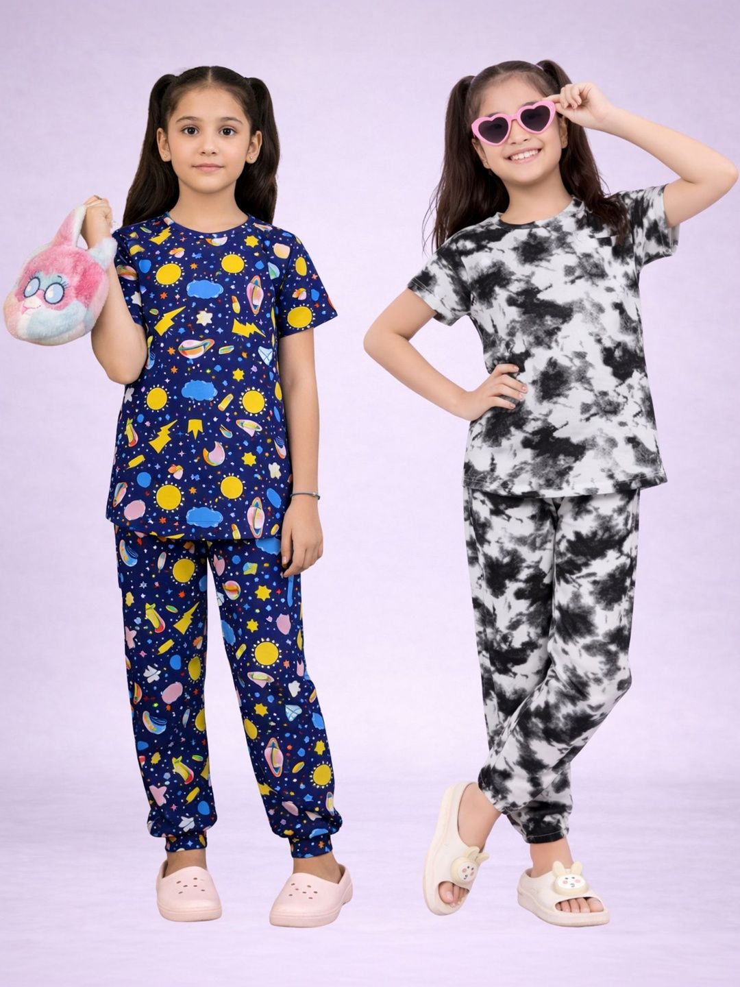 BAESD Girls Printed Maxi Nightdress-image-43