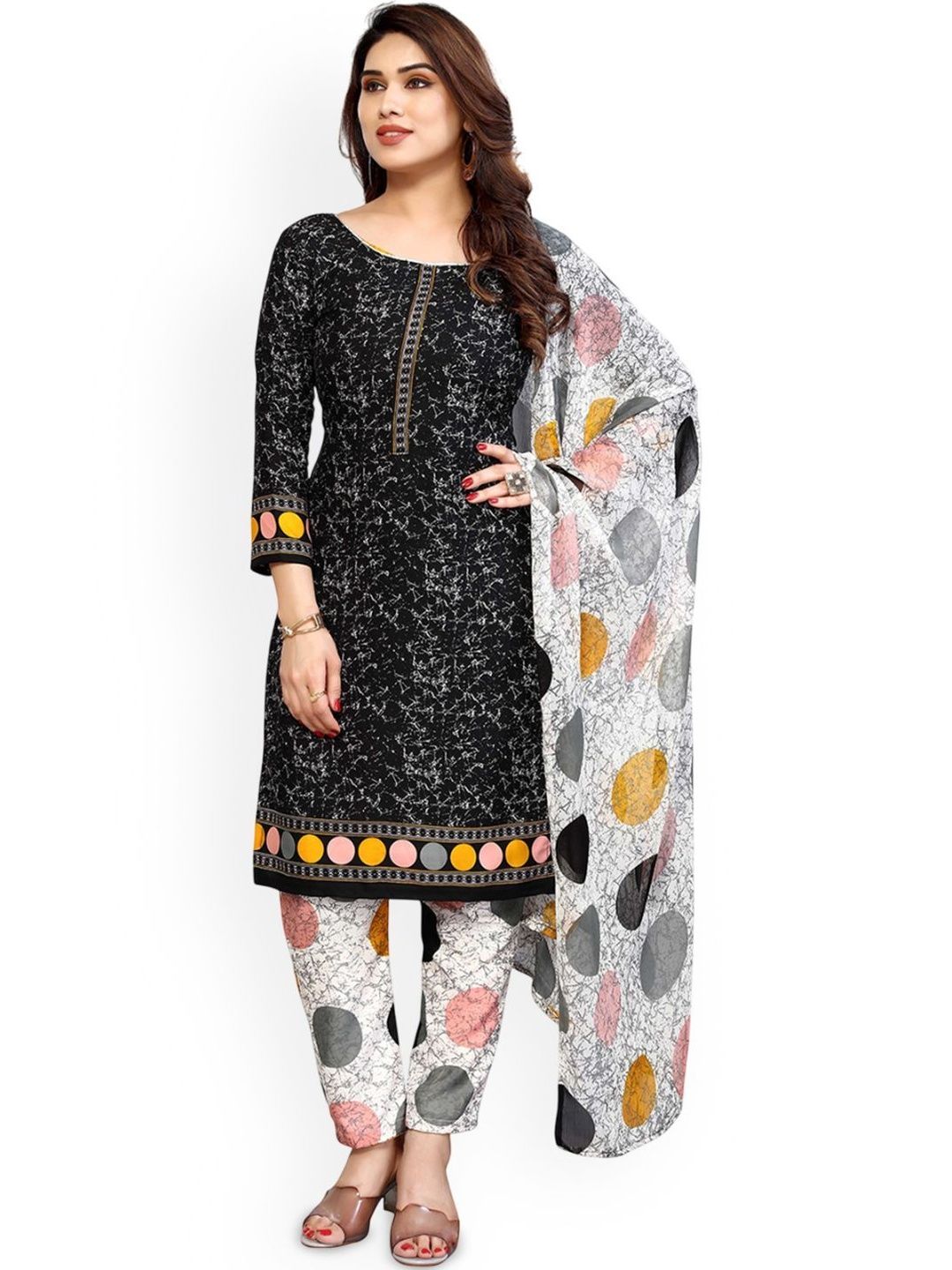 Moda Rapido Printed Unstitched Dress Material-picture-12