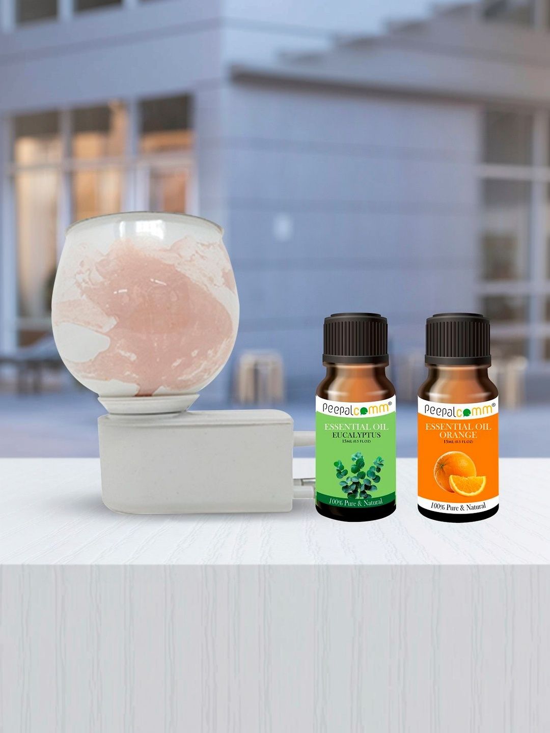 PEEPALCOMM Set Of 3 Electric Aroma Oil Diffuser With Essential Oils-picture-14