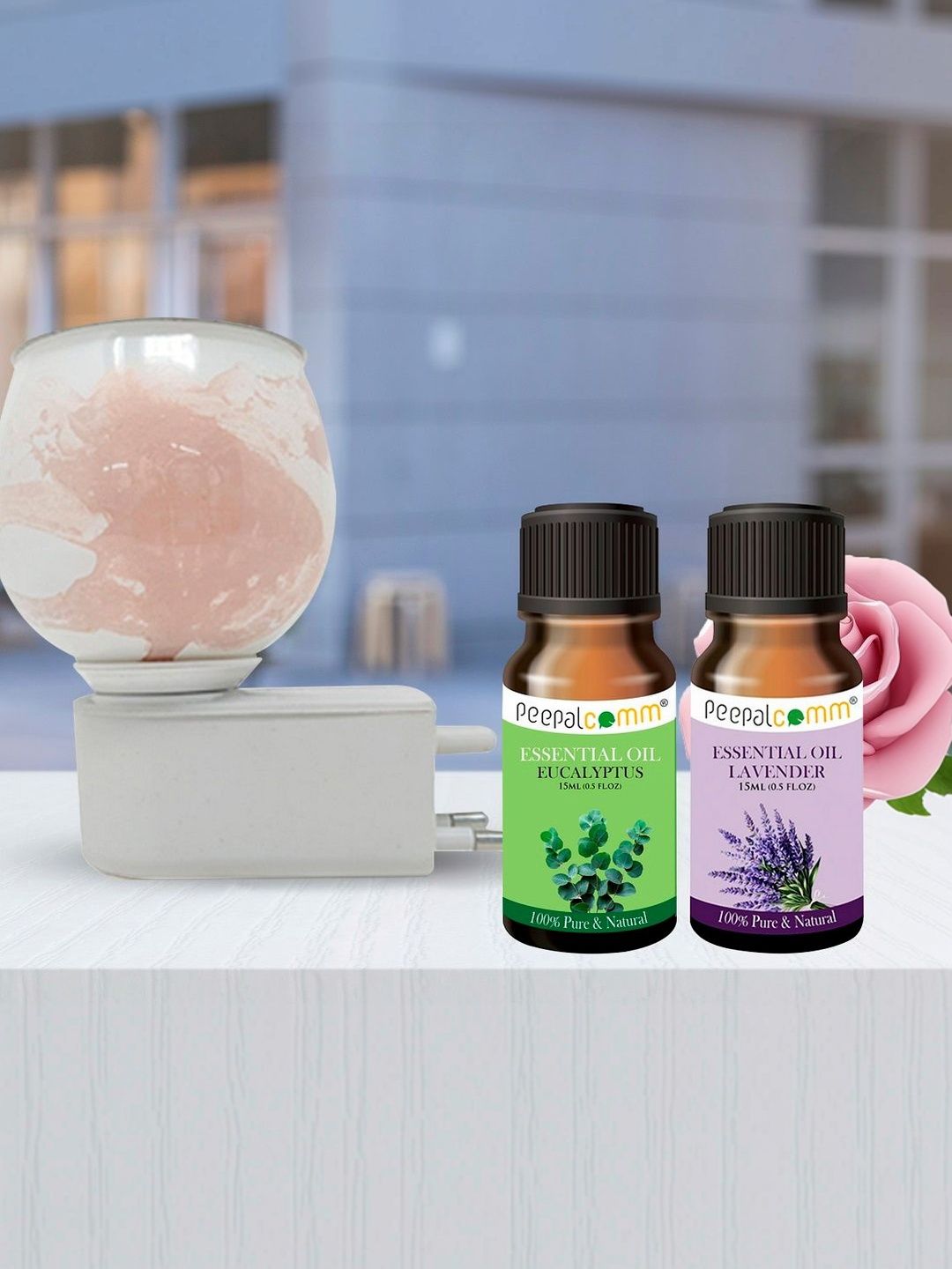 PEEPALCOMM Set Of 3 Electric Aroma Oil Diffuser With Essential Oils-picture-17