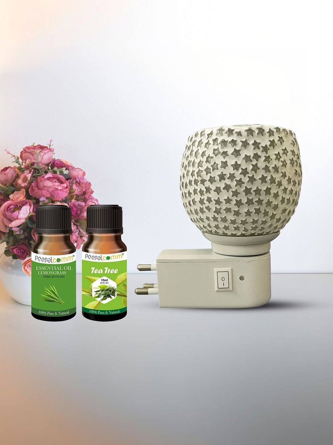 PEEPALCOMM 2-Pieces Aroma Oil Diffusers - 15 ml Each-image-18
