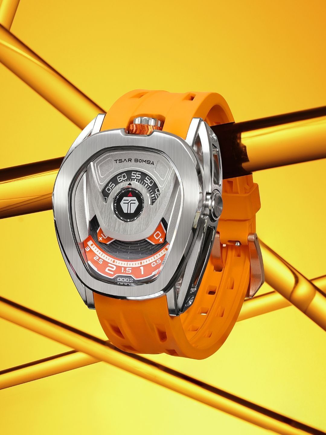Tsar Bomba Men Skeleton Dial & Straps Automatic Motion Powered Watch TB8213A-01.1_2SET-picture-27