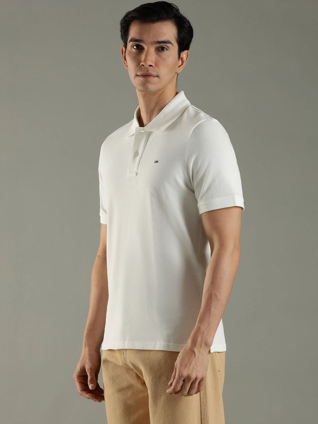 Tommy Hilfiger Men Brand Logo Polo Collar T-shirt-picture-43