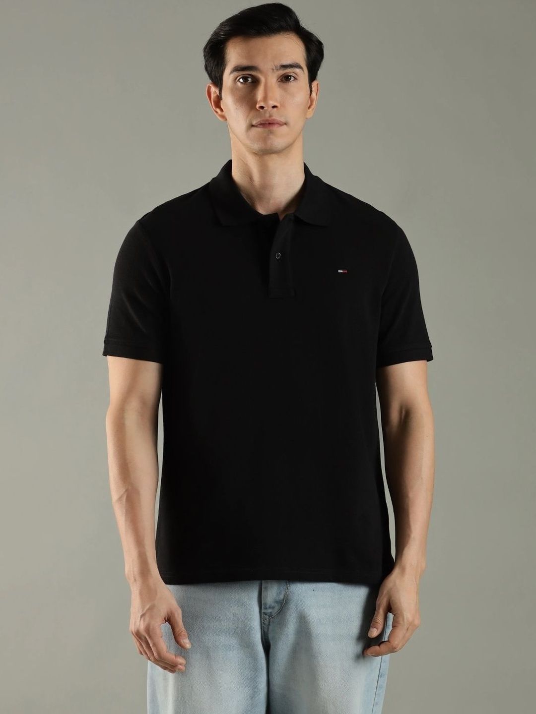 Tommy Hilfiger Men Brand Logo Polo Collar T-shirt-picture-39