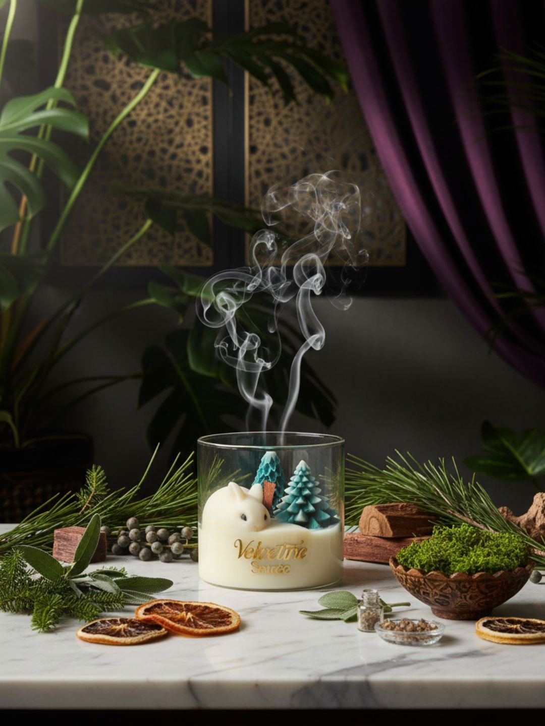 Velvetine Soiree Frost & Fur Artisanal Wild, Resinous & Cooling Big Candle Jar deal from myntra Velvetine Soiree Frost & Fur Artisanal Wild, Resinous & Cooling Big Candle Jar deal from myntra