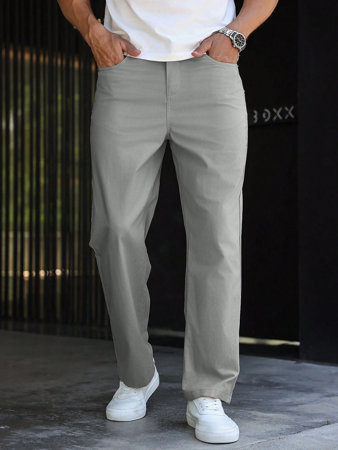 R.Code by The Roadster Life Co. Men High-Rise Trousers-picture-33