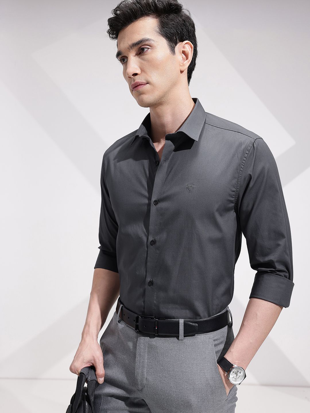 INVICTUS Pure Cotton Urban Slim Fit Formal Shirt-picture-32