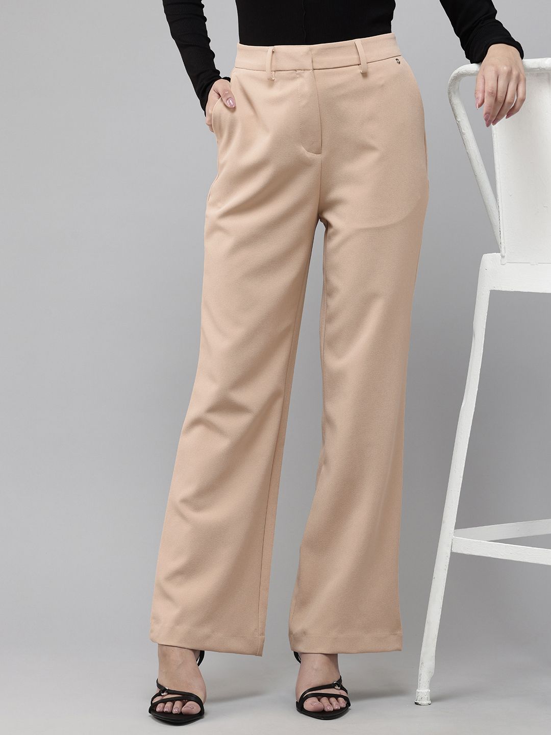 Van Heusen Women Wide Leg Trousers-picture-11