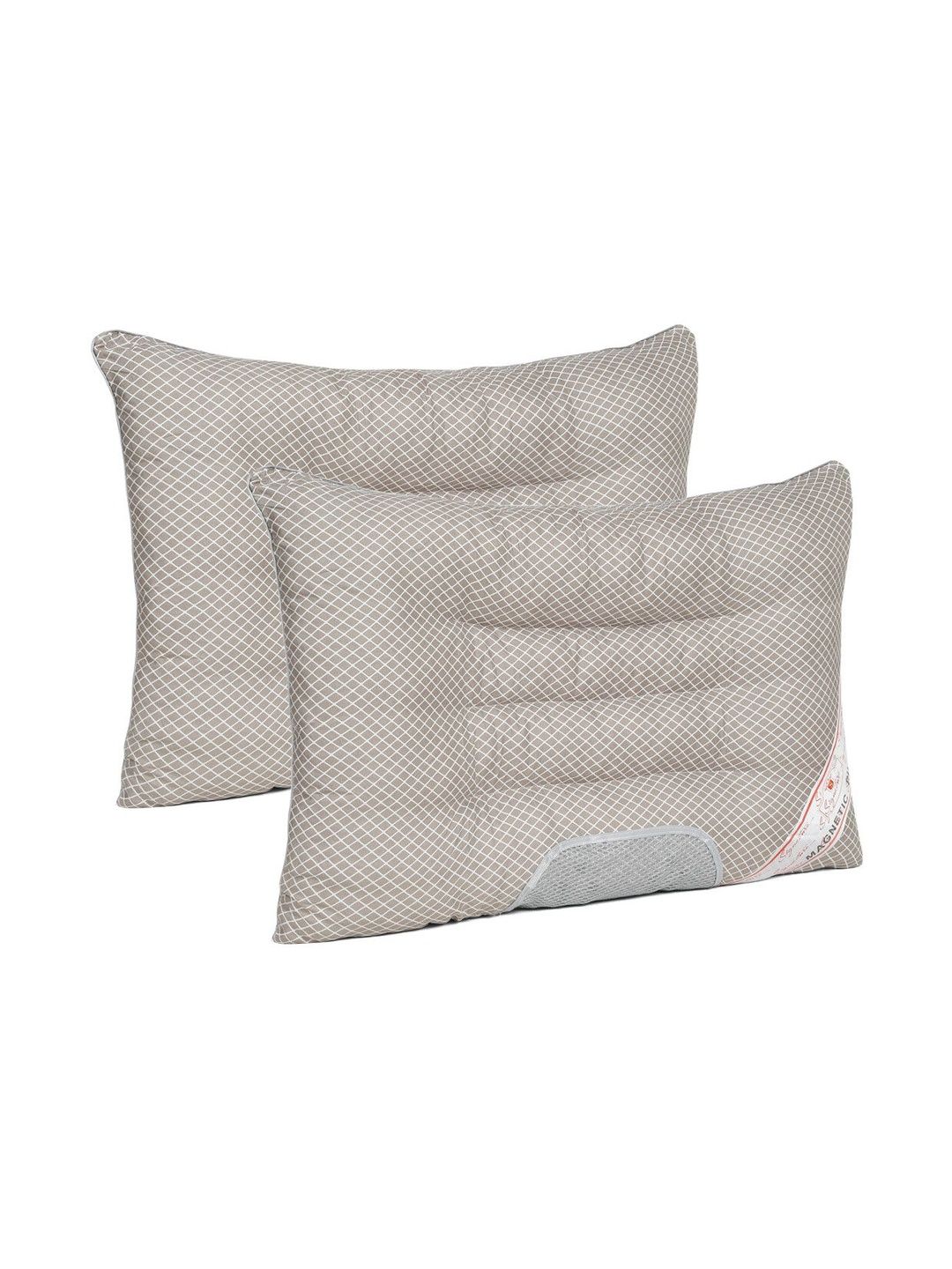 Signature Taupe Set of 2 Fibre Filled Polyester Pillow-image-13