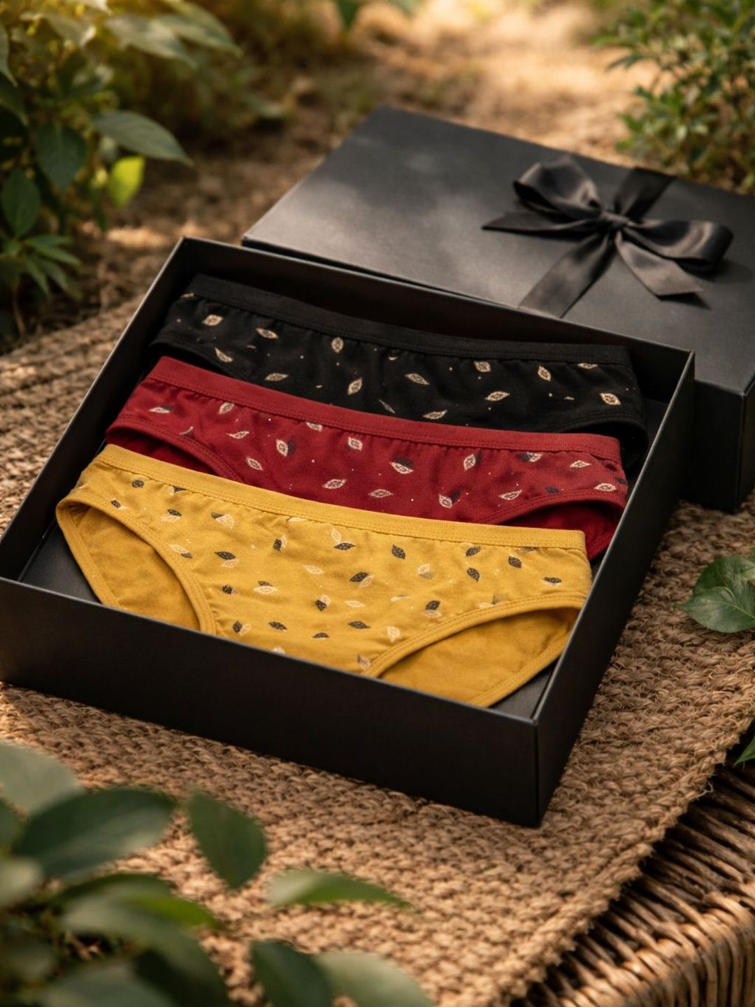 FiveFlag Pack Of 3 Printed Mid-Rise Hipster Briefs-image-3