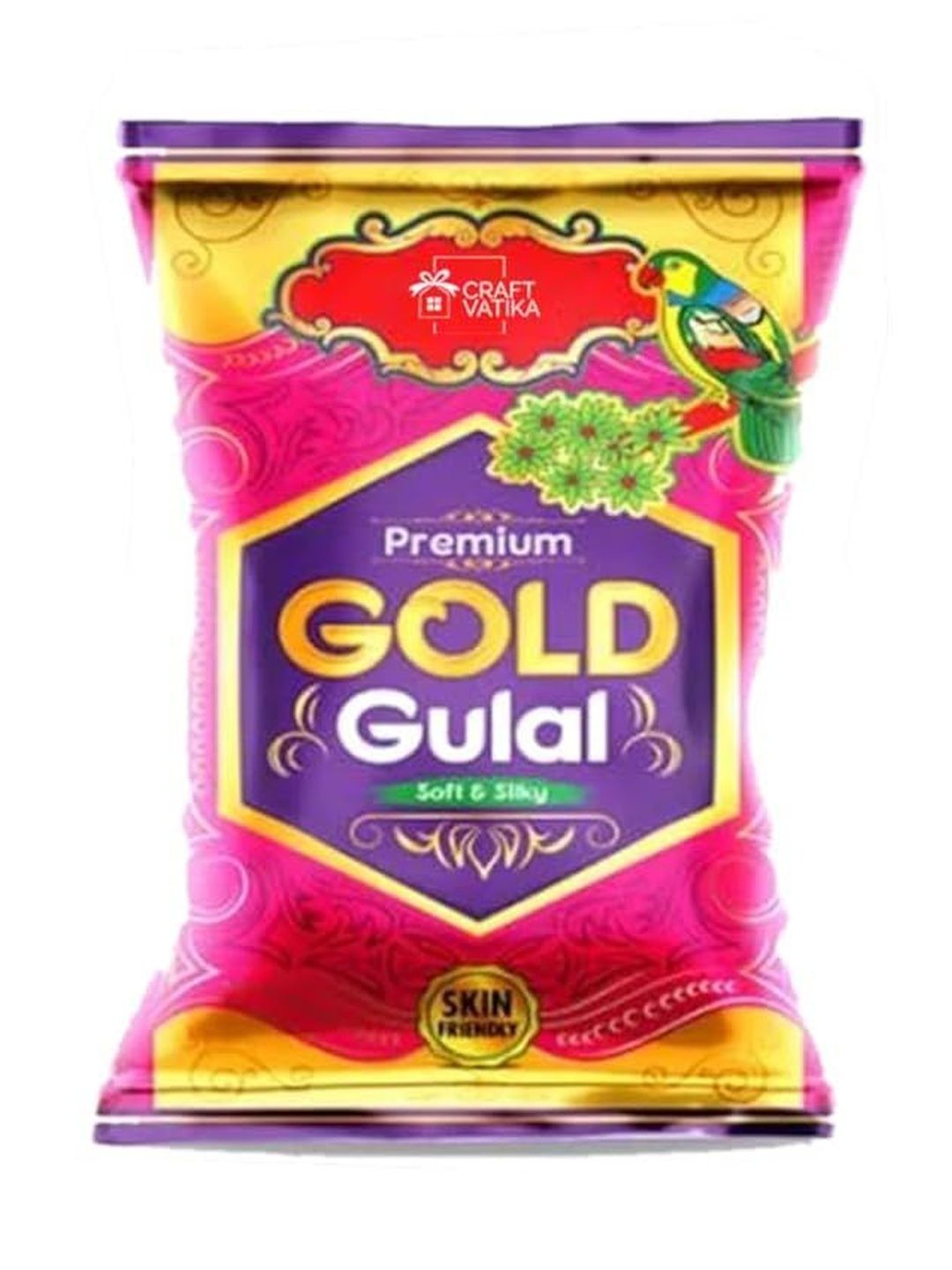 CraftVatika 5 Pcs Yellow & Red Eco Friendy Holi Colours-image-23