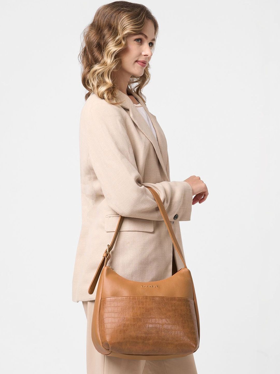 Caprese Textured Shoulder Bag-picture-27