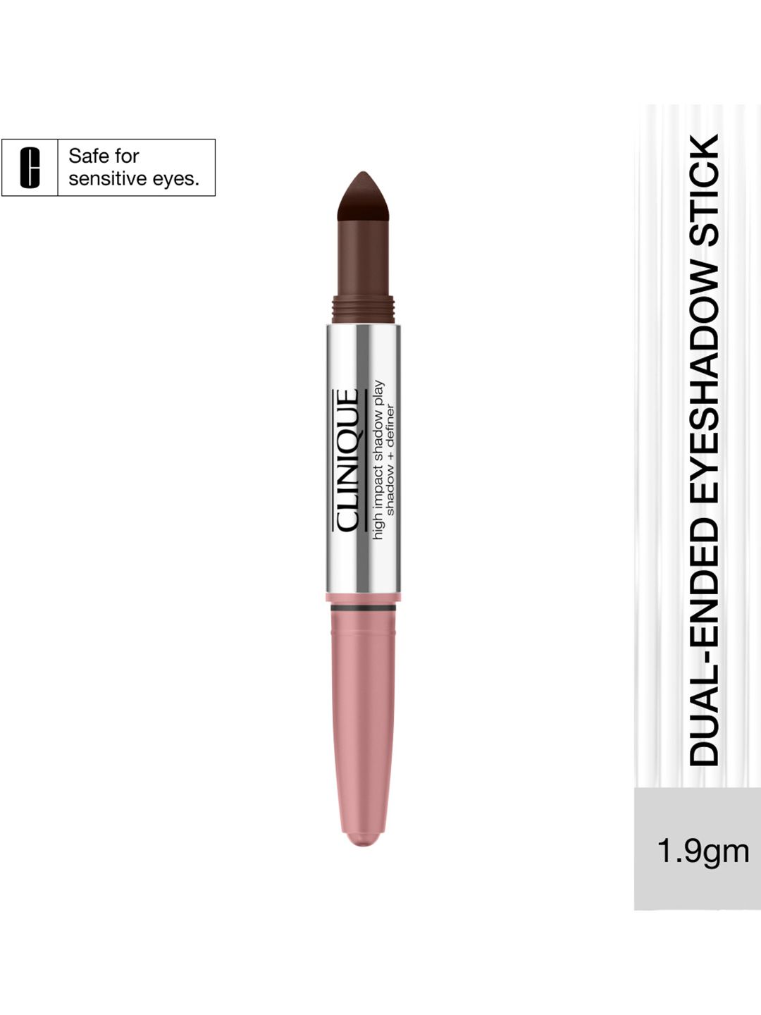 Clinique High Impact Shadow Play Dual-Ended Eye Shadow+Definer - Black Honey + Pink Honey-image-1