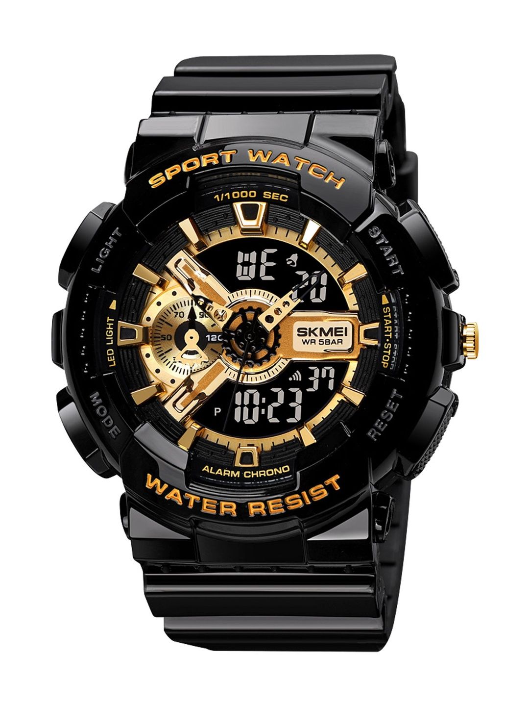Skmei Men Dial & Straps Analogue and Digital Chronograph Watch 1688BKGD-picture-45