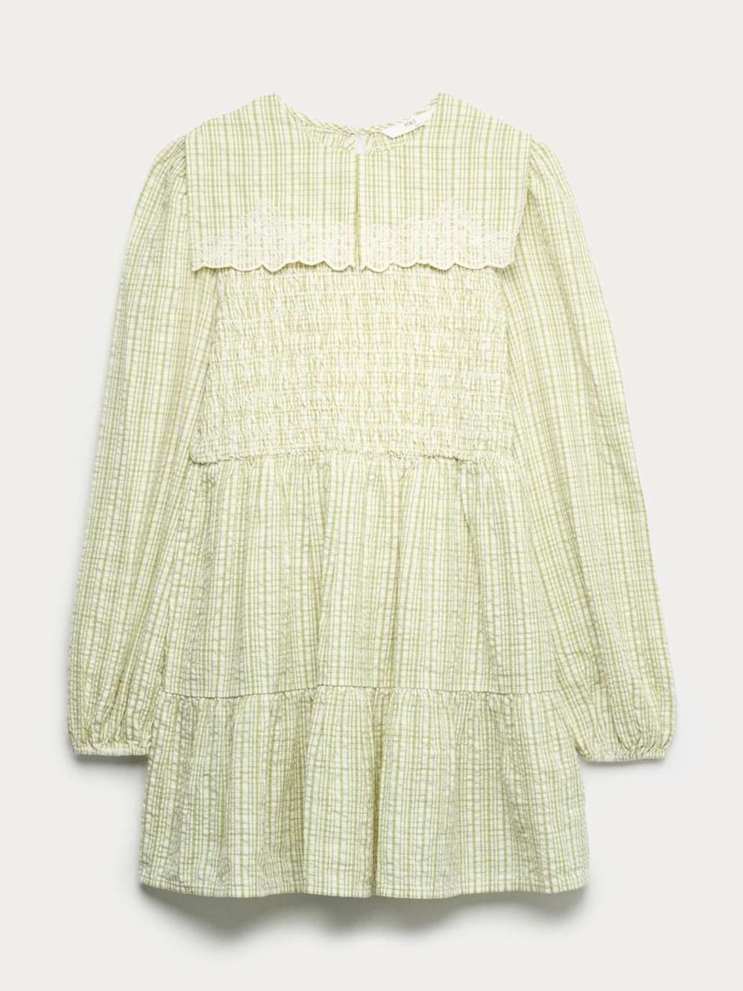 Marks & Spencer Striped Puff Sleeve A-Line Dress-picture-37