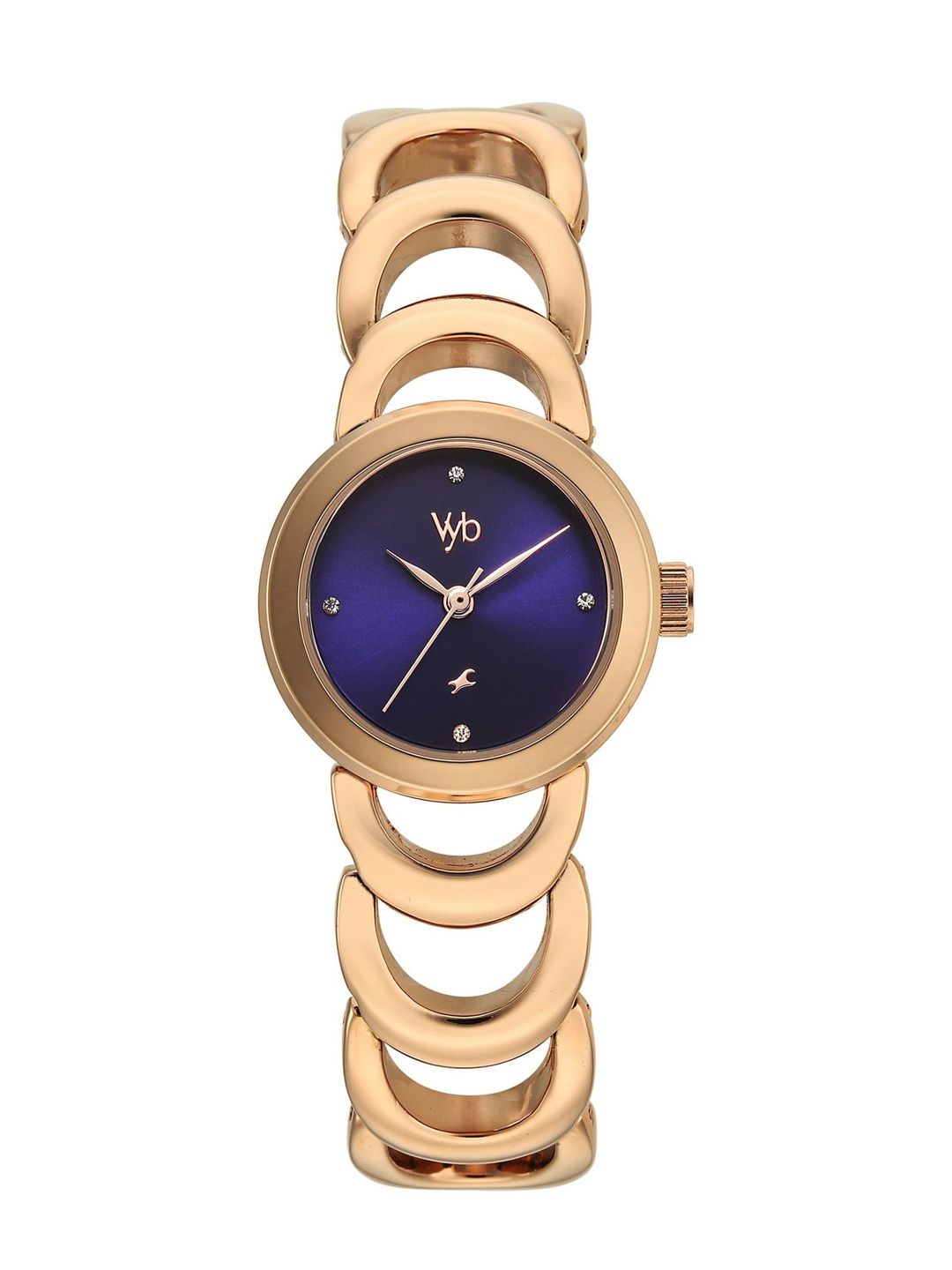 Fastrack Girls Vyb Bliss Quartz Analog Navy Blue Dial Watch - FV60131WM01W-image-11