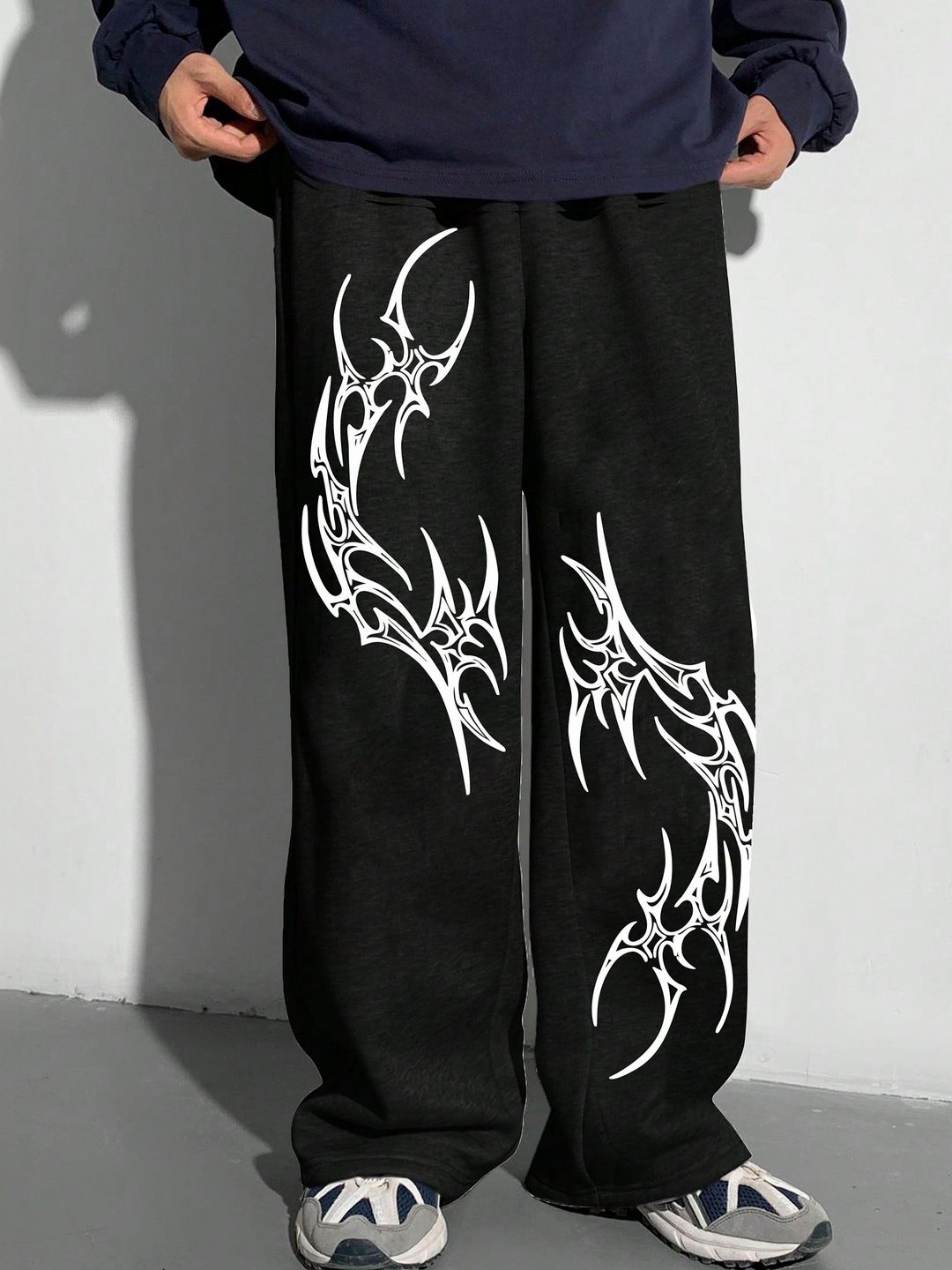 BAESD Boys Printed Relaxed Loose Fit Trousers-picture-58