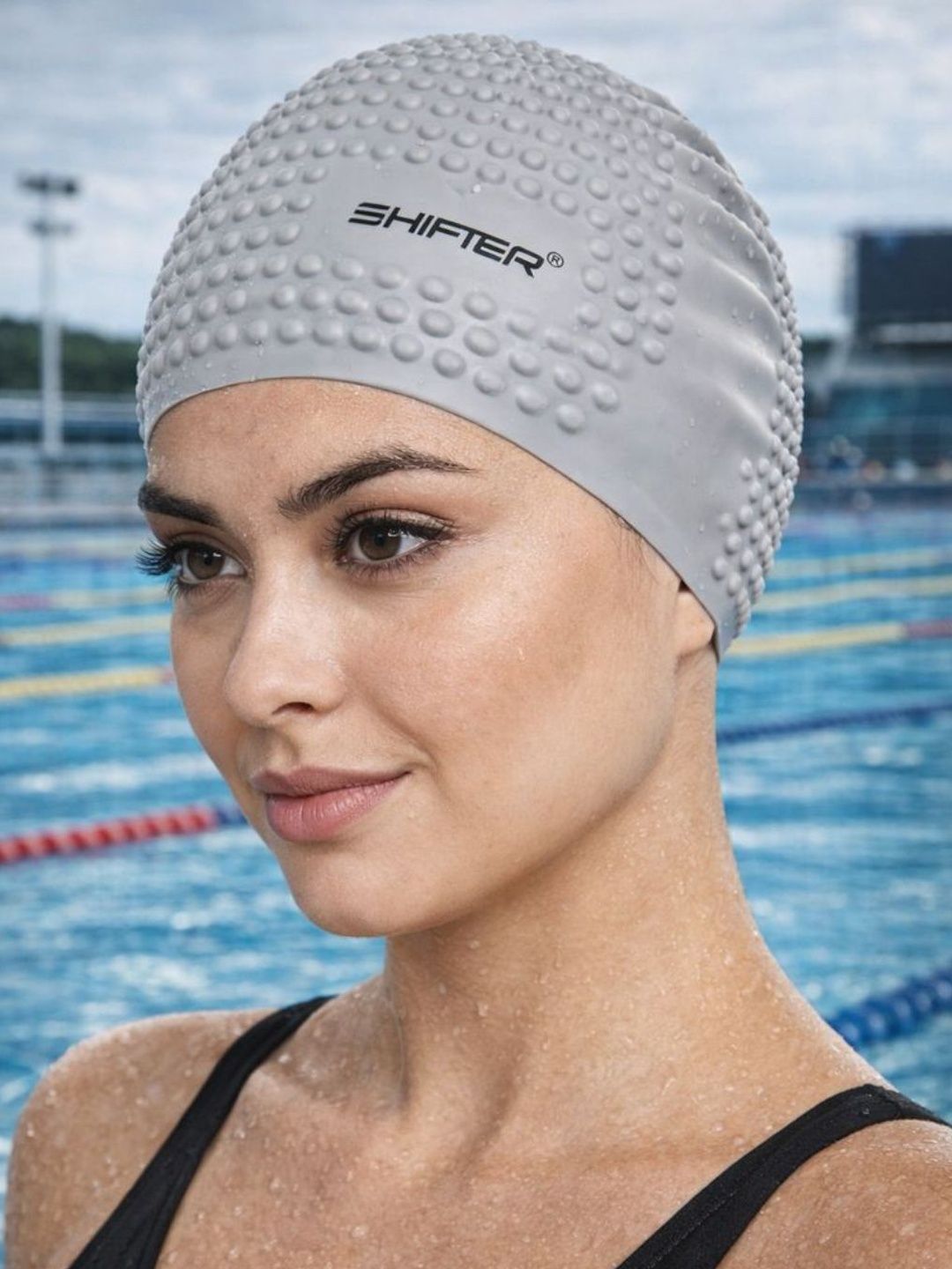 SHIFTER Bubble Anti-Slip Swim Cap-picture-15