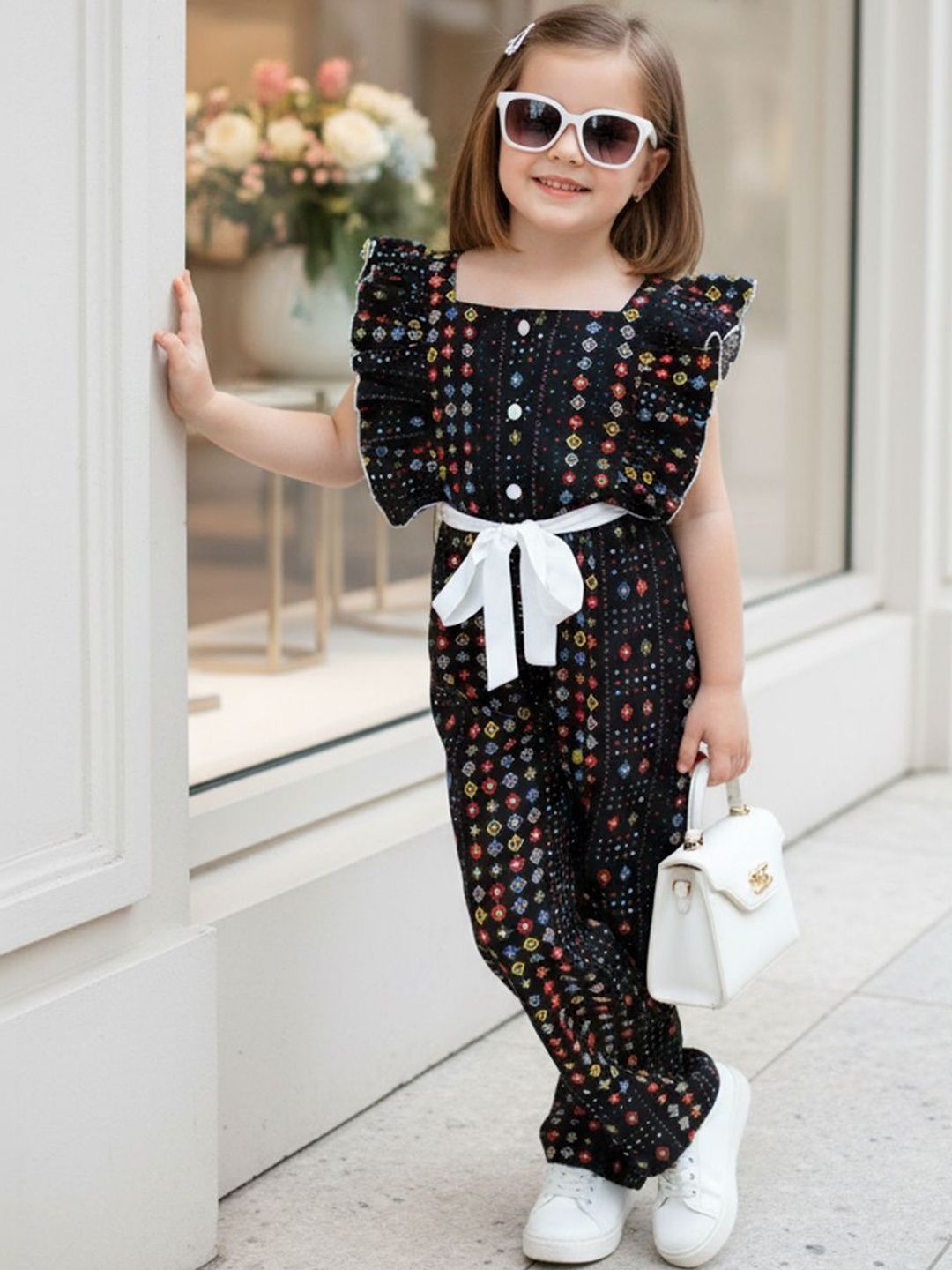 Cutiekins Girls Printed Basic Jumpsuit-picture-54